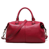 Leather Top Handle Bag