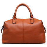 Leather Top Handle Bag