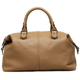 Leather Top Handle Bag