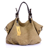 Canvas Hobo Bag
