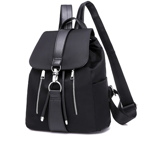 Nylon Zipper Backpack