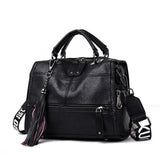 Leather Top Handle Bag