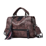 Leather Top Handle Bag
