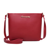 Solid Color Crossbody Bag
