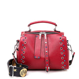 Leather Top Handle Bag