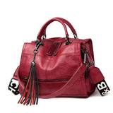 Leather Top Handle Bag
